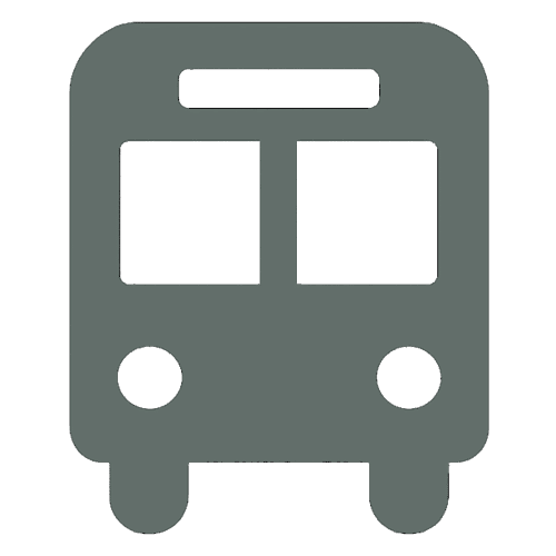 icona autobus per disinfestazione trasporti pubblici