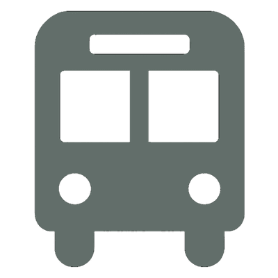 icona autobus per disinfestazione trasporti pubblici