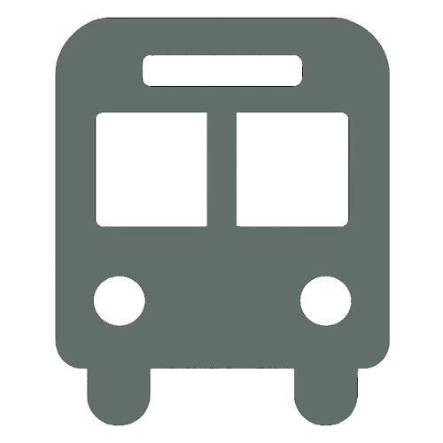 icona autobus per disinfestazione trasporti pubblici