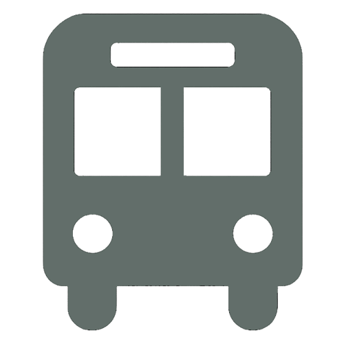 icona autobus per disinfestazione trasporti pubblici